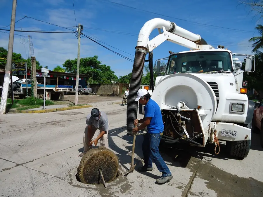 Limpieza de drenaje con equipo Vactor en Veracruz